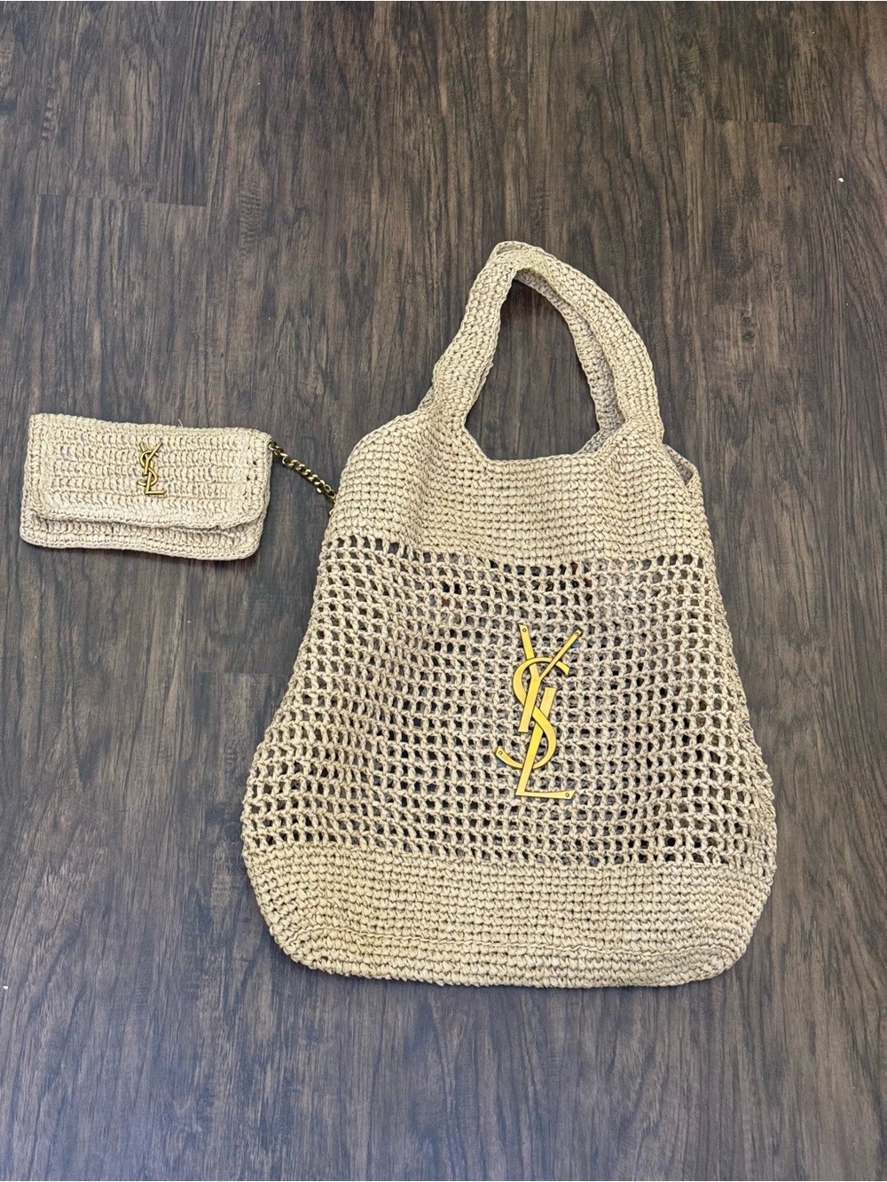 Crochet Tote bag with Matching Pouch - Picture 6 of 14